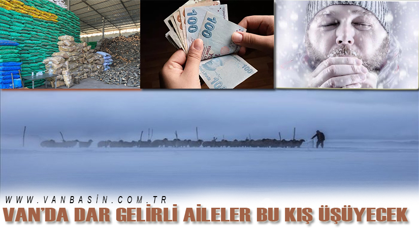 Van’da dar gelirli aileler bu kış üşüyecek