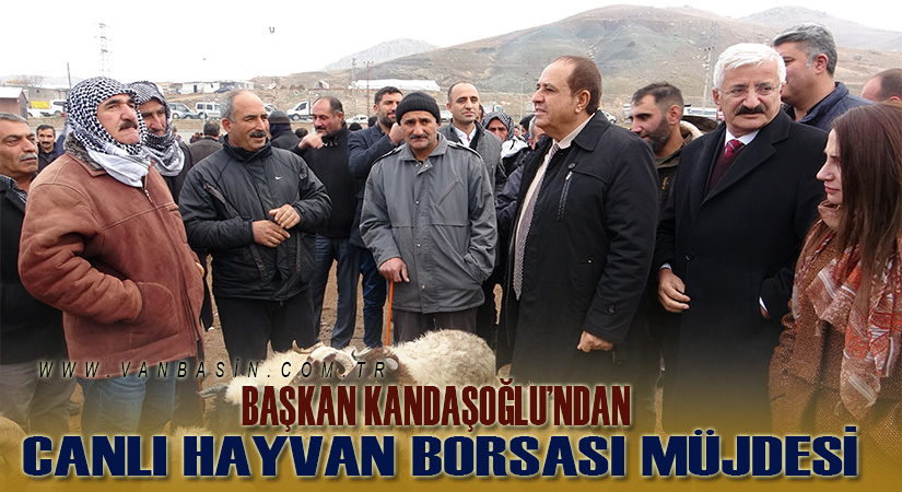 Kandaşoğlu’ndan canlı hayvan borsası müjdesi!