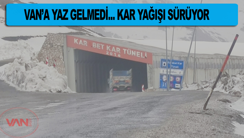 Van’da kar yağışı sürüyor