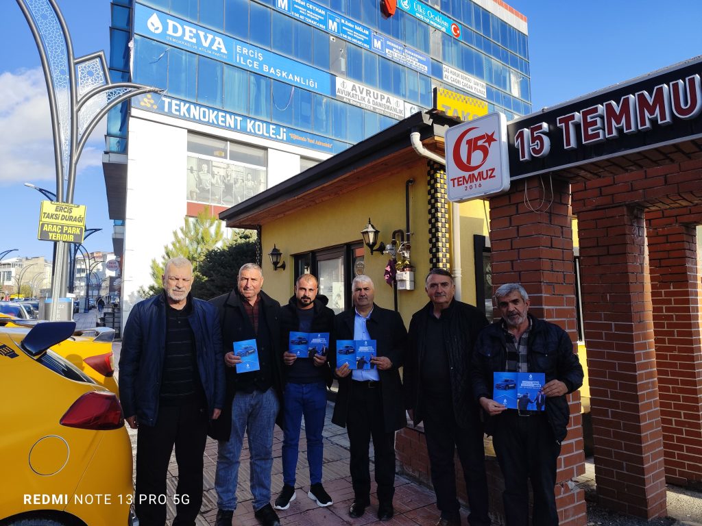 DEVA Partisi Erciş İlçe Başkanı Macit’ten Taksici Esnafına Ziyaret